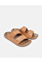 Men Brown Footbed Slide - 2