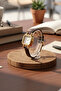 Blackcord Square Case Minimal Women's Leather Cord Wristwatch - 8
