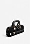 Black - Black Suede Women's Handbag Sp1258 - 2
