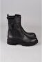 Seç 24123-1 genuine leather women's long boot black - 4