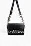 Black - Leopard Gray Flat Women's Crossbody Bag Sp1257