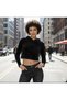 Women's New Season Hooded Collar Boyd Velvet Crop - 5