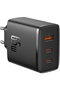 2xUSB-C/USB-A, Πολυανθρακικό, 65 W, Μαύρο - 6