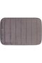 Tapate Bath Mat Memory Foam Soft Anti-Slip Bath Mat Machine Washable Water Absorbent Soft Foam Mat Non-Slip Absorbent Bathroom Rugs for Kitchen Bathroom Floors (Grey)
