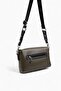 Zeytuni - Black Flat Women's Crossbody Bag Sp1257 - 3