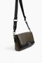 Zeytuni - Black Flat Women's Crossbody Bag Sp1257 - 2