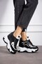 Women's Casual Hidden Wedge Heel Sneakers - 3