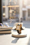 Minia Square Model Thin Leather Band Minimal Women's Wristwatch - 5