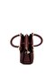 Dark Beige - Claret Red Monogram Women's Handbag Sp1193 - 3