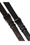 Genuine Leather Brown Straw 3 cm Men's Belt (Fabric/Linen) - 3