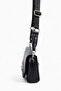 Black - Black Plain Women's Crossbody Bag Sp1257 - 4