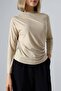 Sandy Turtleneck Ruched Detail Blouse – Comfortable & Elegant - 4
