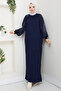 Women's Sleeve Silk Cupra Mercerized Knitwear Dress - 2