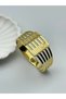 Steel Bracelet with Non-Tarnish Ribbed Design (2 Years Importer Warranty) - 4