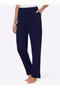 Women's Navy Blue High Waist Trousers (with Plus Size Option) - 6