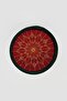 Student Yellow - Green Fabric - Burgundy Headscarf - Plain Wrap - Bird's Eye - 5 Meters - 4