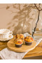 Lcw Home Brown Rotating Wooden Serving Tray 23 cm