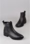 Seç 21895-1 Genuine Leather Women's Boots Black - 6