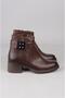 Seç 1032 Genuine Leather Heel-Style Boots (Heel Height: 6 cm) Brown - 3