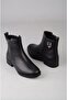 Seç 21895-1 Genuine Leather Women's Boots Black - 7