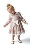 Baby Girl Dress Girls' Dress Collared Birthday Party Wedding Special Occasion Long Sleeve Bow Floral - 3
