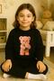 Children's Cotton Rose Pink Bear Printed Sweatshirt Set 3-4-5-6-7-8-9-10-11-12 Years