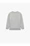 Long Sleeve Crew Neck Printed Sweatshirt - 2