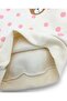 Baby Girl Slim Fit Polka Dot Winter 3-Thread Set Fleece-Lined Cute Teddy Bear Embroidered Top and Bottom Set - 6