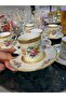 Esterhomedecor 6-Person Pearlescent Porcelain Coffee Cup Set