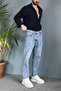 100% Cotton Oversized Long Sleeve Linen Shirt - 4