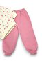 Baby Girl Slim Fit Polka Dot Winter 3-Thread Set Fleece-Lined Cute Teddy Bear Embroidered Top and Bottom Set - 5