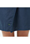 Women's Classic Fit Sleeveless Navy Blue Linen Blend Dress - 5