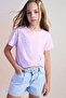 Girl's Relax Fit Crew Neck Short Sleeve T-Shirt (24 Hs)