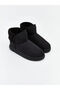 Black Suede Look Women's Home Boots