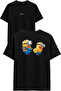 Yellow Men Tattoo Artist Design Printed Black Oversized t Shirt