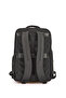 Black Men's Casual Backpack with Laptop Compartment and Zippered Interior Pocket 01Pc00300 - 6
