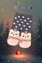 5 Pairs New Year Christmas Women's Colorful Booties Socks Set Classic - 6