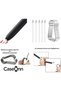Caseonn galaxy tab s10 plus x820 stylus tip 5-pack white (pen not included) - 5