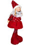 Christmas Ornament, Standing Fairy Figure, Red - 17X44 cm - 3
