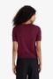 Women's Sweater D6272Ax/Br327 Bordeaux - 5