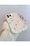 iPhone 15 Pro Ecru Flower Patterned Case - 4