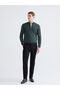 Vizyon New Season Stand Collar Men's Knitwear Sweater - 2