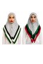 2 Pieces of 100/100 Santa Palestine Flag