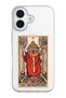 حافظة هاتف من السيليكون الشفاف بنمط Hierophant Tarot متوافقة مع هاتف iPhone 17