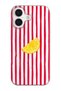 حافظة هاتف من السيليكون الشفاف بنمط صيفي متوافق مع هاتف iPhone 17