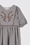 Girl's Brown Dress - 4