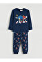 ESVAB • طقم بيجامة للأولاد من Modern & Seçkin Zero Roba Collar Blue Quick Puffer - 2