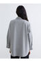 Oversize Women's Shirt Tunic - 4
