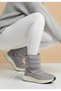 Trendy Vocal Velcro Gray Women's Fleece Warm Lined Boots Shoes - 3