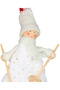 Christmas Ornament, Skiing Fairy Figurines, White - in Box, Male and Female Fairy, Pack of 2 - 2